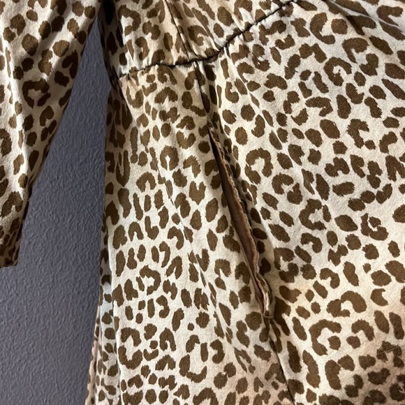 Lands’ End Toddler Leopard Dress with POCKETS - Picture 3 of 3
